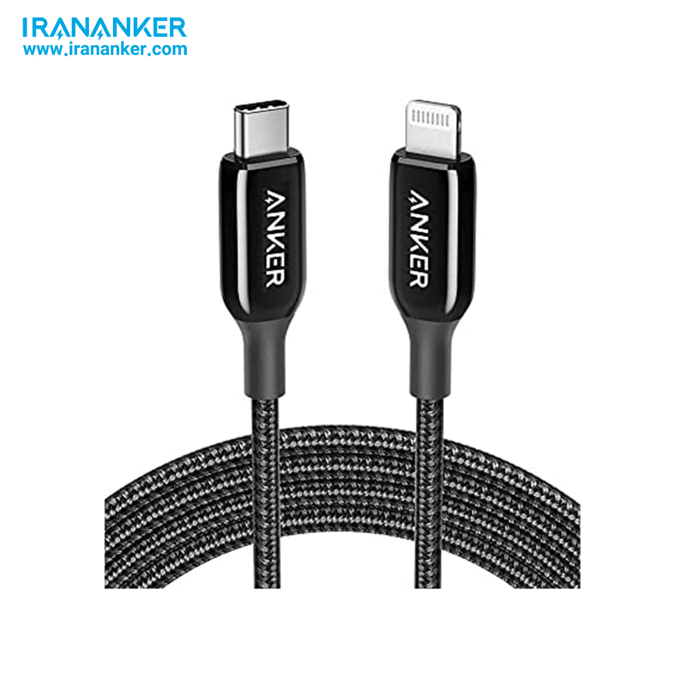 Anker powerline usb c. USB data Cable Type-a/Type-c Anker Powerline+ ll 1.8м Black.