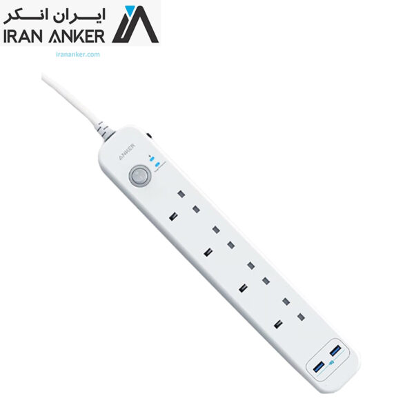 ایران انکر, Iran Anker چند راهی برق ۲ متری انکر Anker 322 USB Power Strip  6 in 1 – مدل A9142, ایران انکر