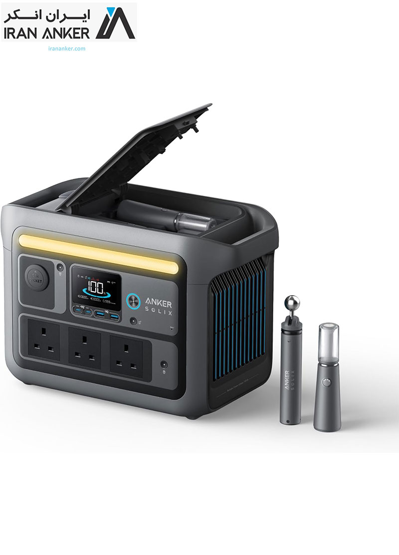 نیروگاه همراه انکر Anker SOLIX  C800 Plus Portable Power Station 768Wh مدل A1754