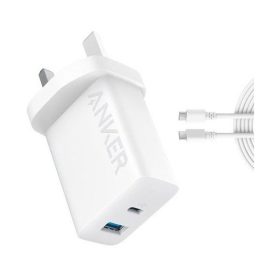 شارژر دیواری انکر Anker USB-C 20W Charger 2 Port Block With USB-C to USB-C Cable مدل B2348