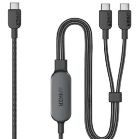 کابل شارژ انکر Anker USB-C Cable 4ft 2-in-1 USB-C to USB-C Cable 140W مدل A8895