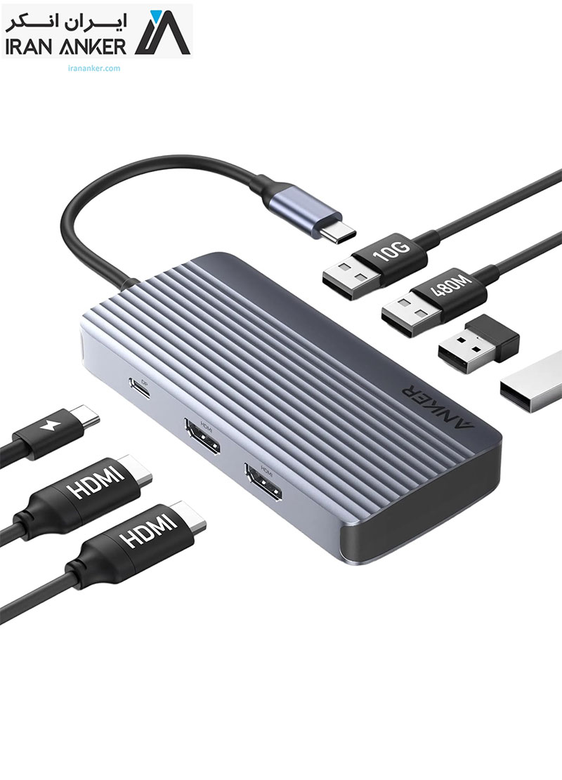 هاب انکر  Anker 7 in 1 USB C Hub مدل A8374AA1