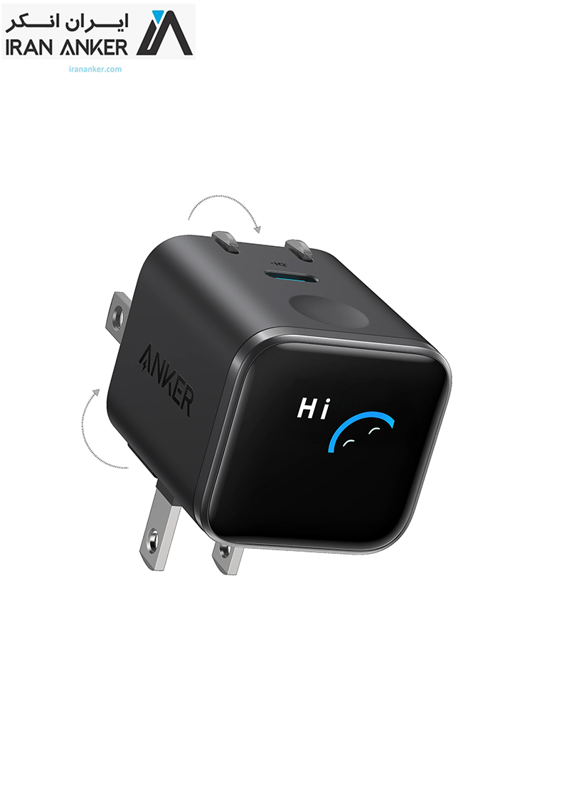 شارژر 45 وات انکر Anker Nano Charger 45W Foldable 180° مدل A121D
