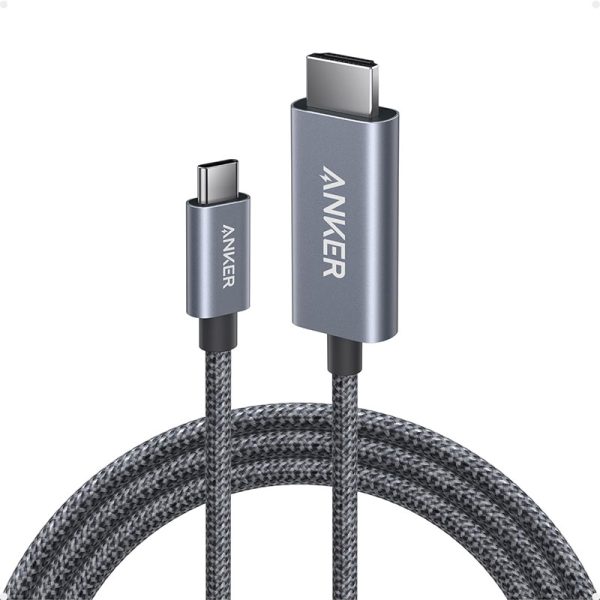 کابل تبدیل تایپ سی انکر Anker USB-C TO HDMI Cable 4K 60Hz  مدل A87E0