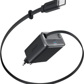 شارژر انکر بهمراه کابل متصل Anker Nano USB C Charger Block 35W Max 2-Port مدل A2658