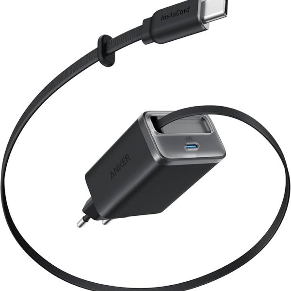 شارژر انکر بهمراه کابل متصل Anker Nano USB C Charger Block 35W Max 2-Port مدل A2658
